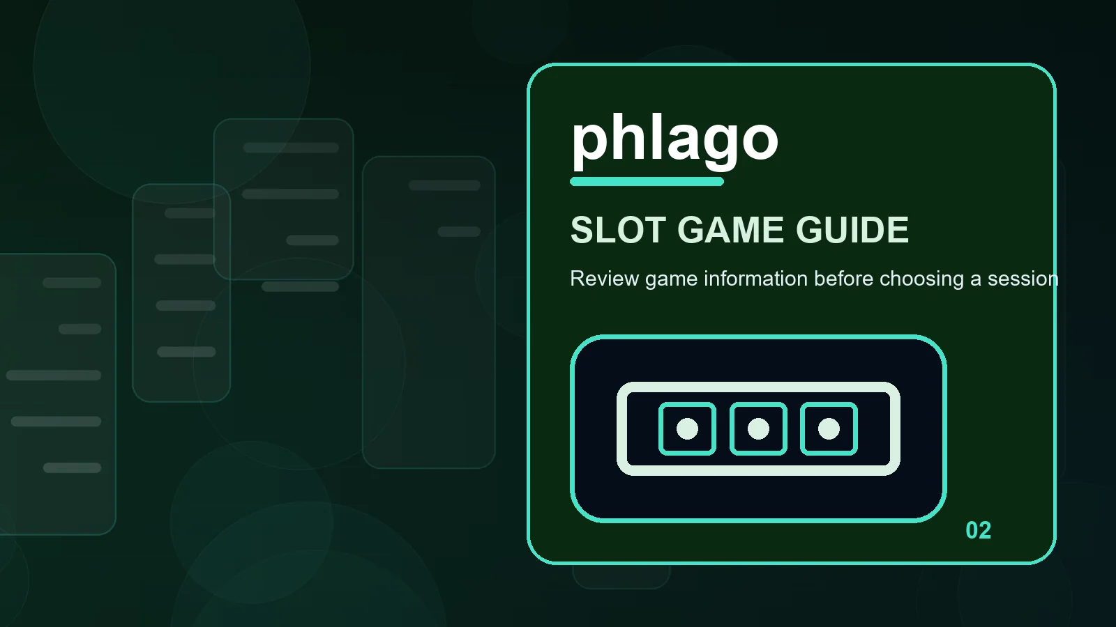 phlago slots illustration for read session timer before moving forward