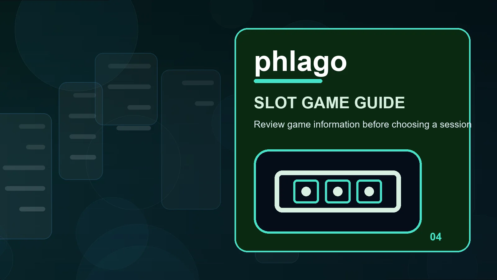 phlago slots illustration for how to review paytable before the next step
