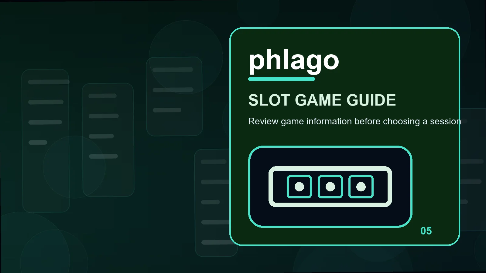 phlago slots illustration for read feature triggers before moving forward